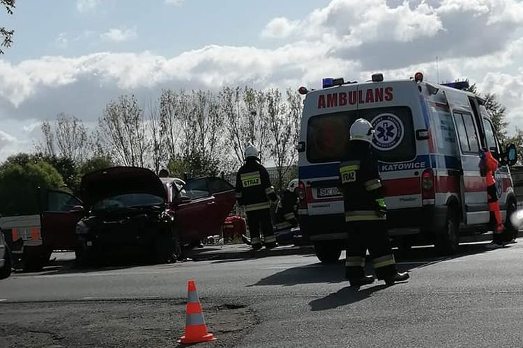 Wypadek w Świerklanach. 5 osób rannych, Rybnik i okolice-Informacje drogowe 24H