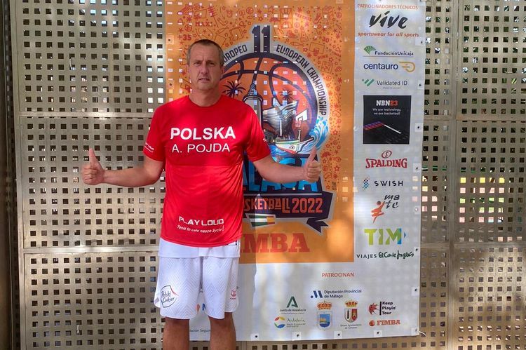 Koszykówka: rybniczanin Aleksander Pojda tuż za podium mistrzostw Europy weteranów, Materiały prasowe