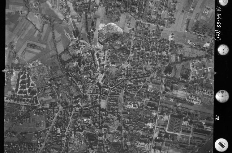 Jak wyglądał Rybnik 65-67 lat temu? Nie poznacie tego miasta na starych zdjęciach lotniczych!, geoportal