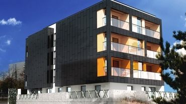 W centrum Rybnika buduje się nowoczesny apartamentowiec