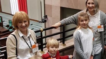 Dzieci z Rybnika z życzeniami w Sejmie. Brak reakcji polityków i dziennikarzy