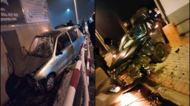 Racławicka-Sportowa: kolejny wypadek na skrzyżowaniu. Trzy osoby poszkodowane (zdjęcia)