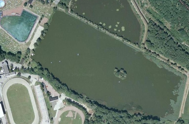 Jezioro obok „Rudy” będzie zagospodarowane. Żaglówki, wakeboarding… Co jeszcze?, Google Maps
